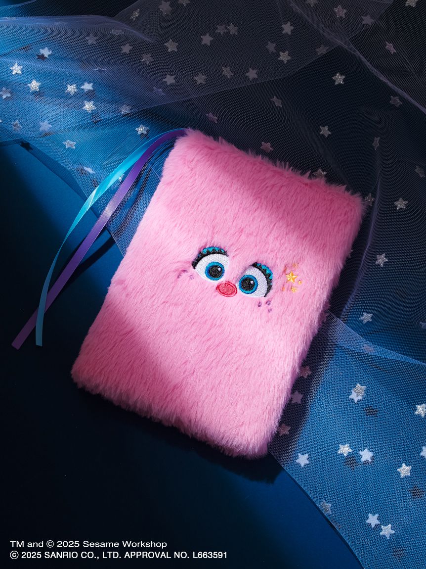 【訂貨】Sesame Street Market Abby x Little Twin Stars - 毛毛筆記本