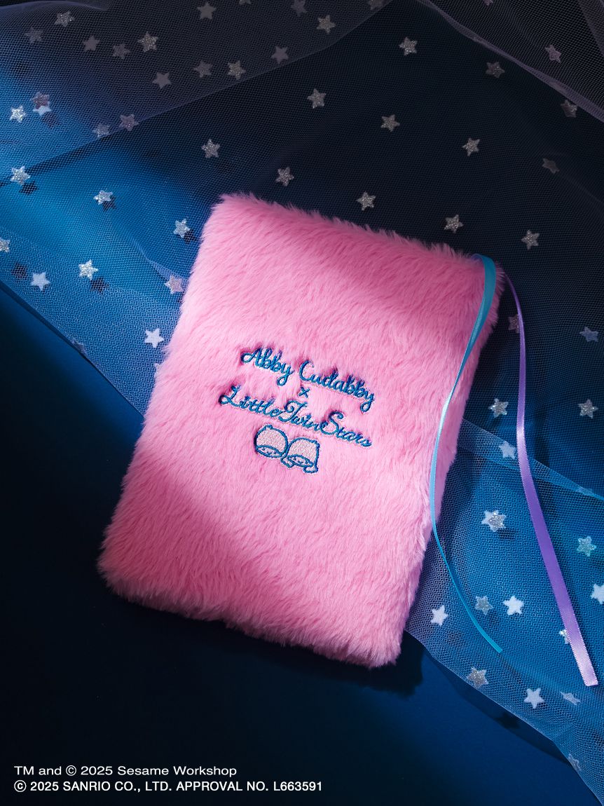 【訂貨】Sesame Street Market Abby x Little Twin Stars - 毛毛筆記本