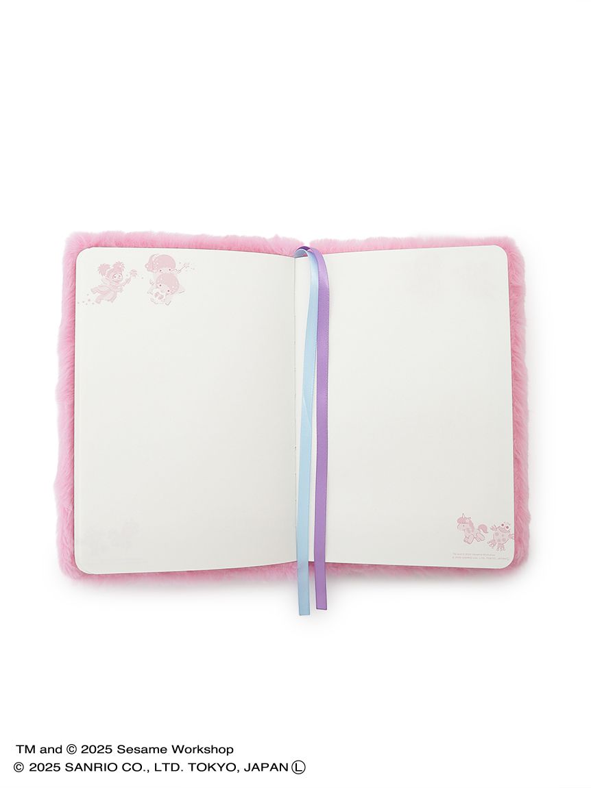 【訂貨】Sesame Street Market Abby x Little Twin Stars - 毛毛筆記本