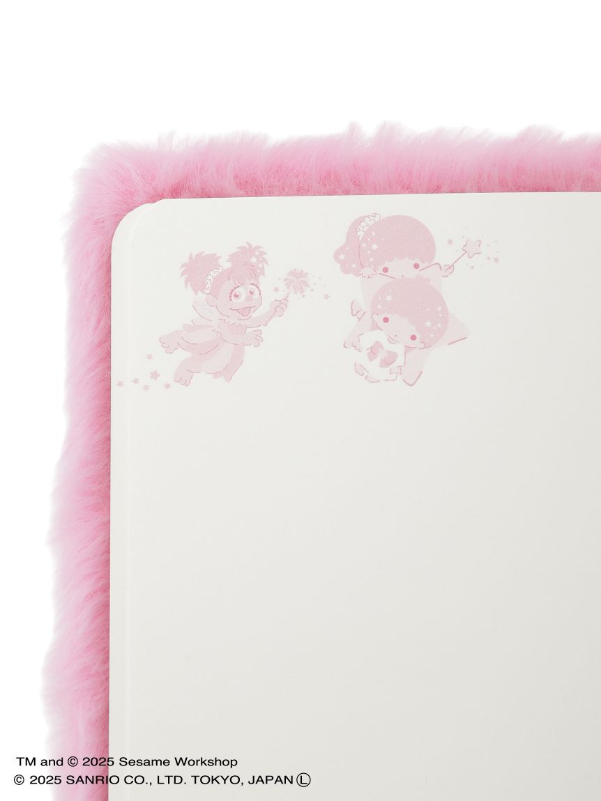 【訂貨】Sesame Street Market Abby x Little Twin Stars - 毛毛筆記本
