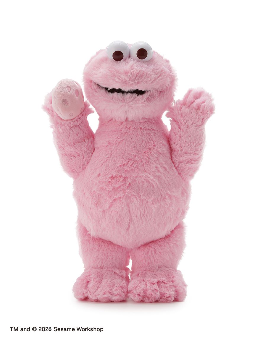 【預訂】Sesame Street Market PINK FRIENDS 櫻花粉公仔 掛飾