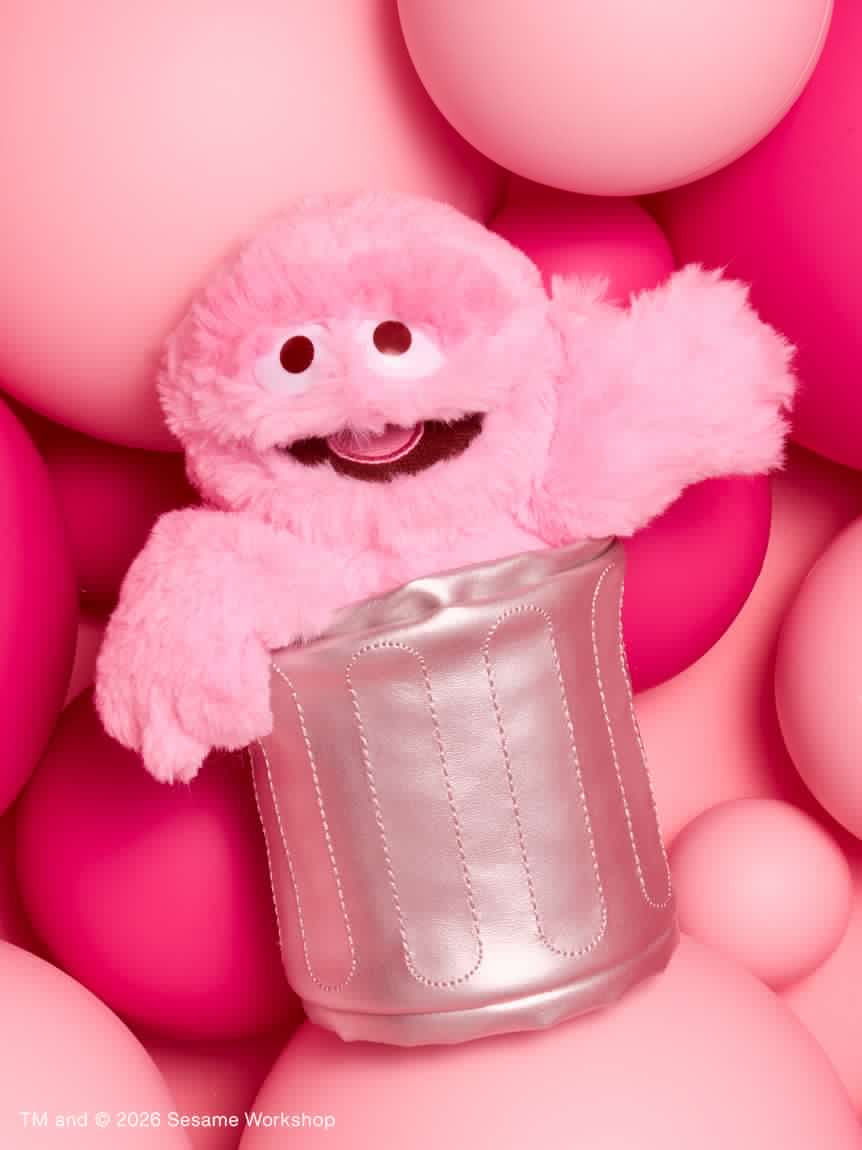 【預訂】Sesame Street Market PINK FRIENDS 櫻花粉公仔 掛飾