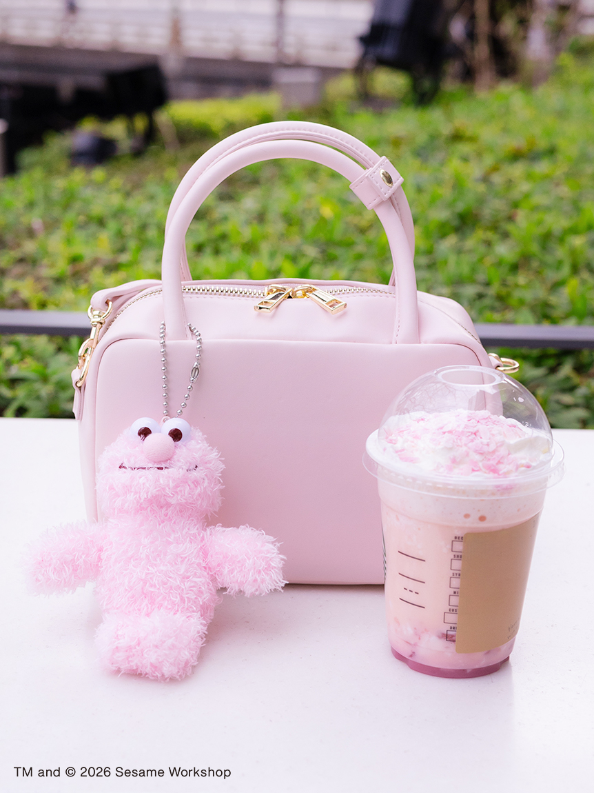 【預訂】Sesame Street Market PINK FRIENDS 櫻花粉公仔 掛飾