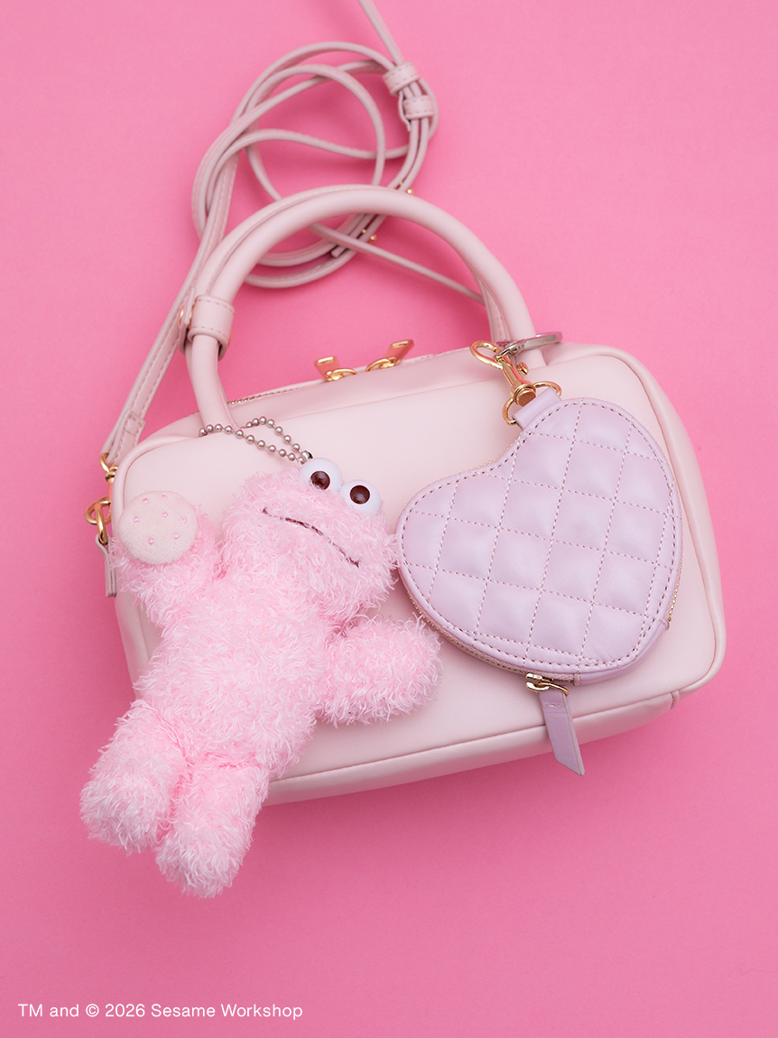 【預訂】Sesame Street Market PINK FRIENDS 櫻花粉公仔 掛飾