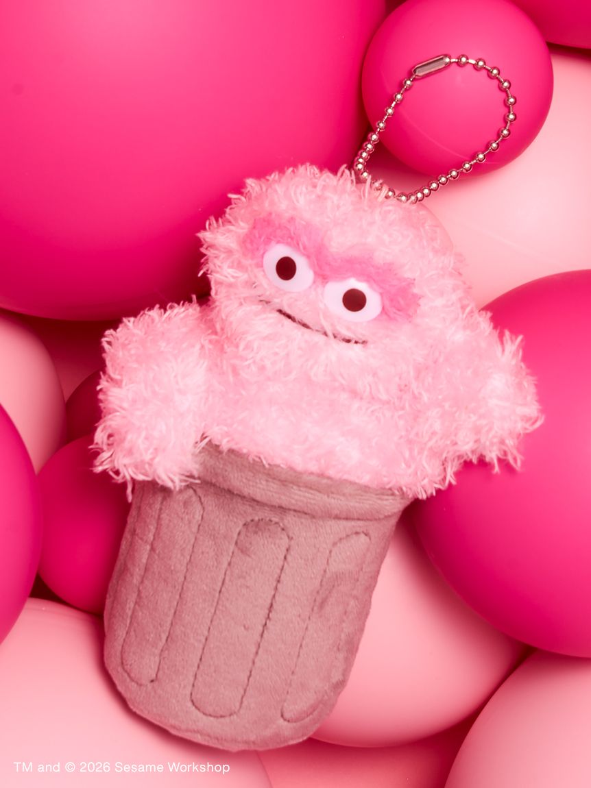 【預訂】Sesame Street Market PINK FRIENDS 櫻花粉公仔 掛飾