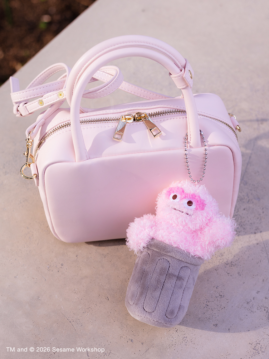 【預訂】Sesame Street Market PINK FRIENDS 櫻花粉公仔 掛飾