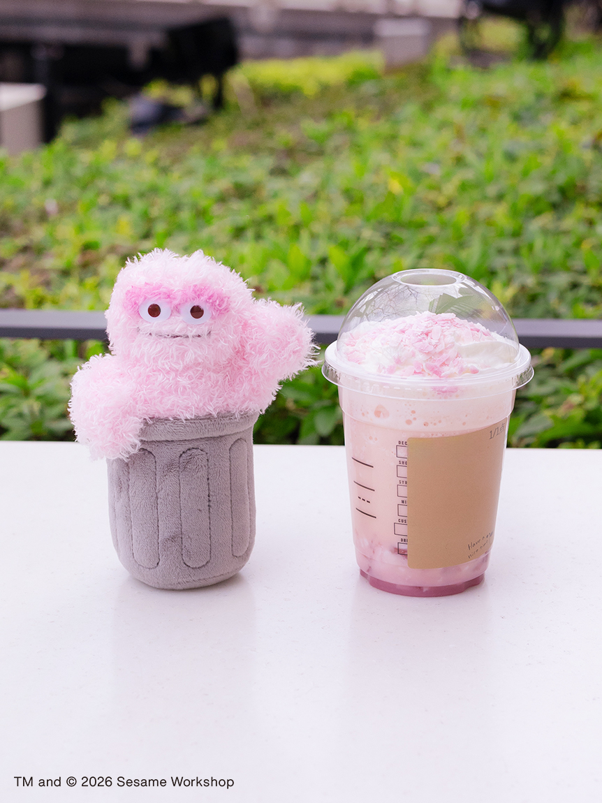 【預訂】Sesame Street Market PINK FRIENDS 櫻花粉公仔 掛飾