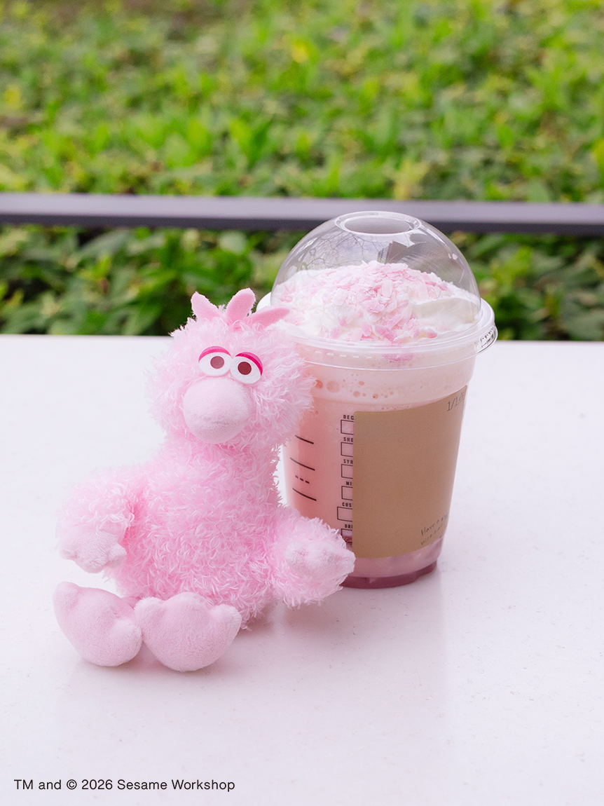 【預訂】Sesame Street Market PINK FRIENDS 櫻花粉公仔 掛飾