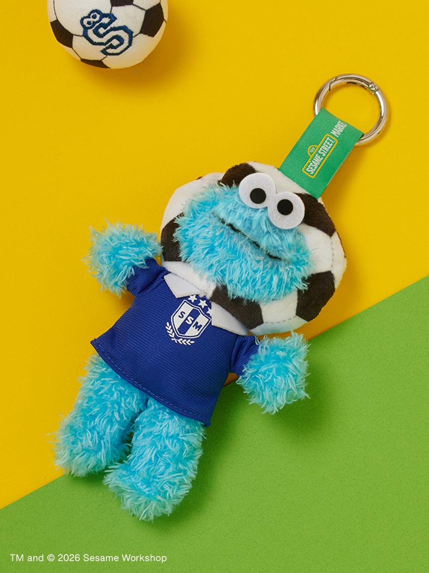 【訂貨】Sesame Street Market 世界盃 足球主題系列 - 掛飾公仔 Elmo Cookie Monster Oscar