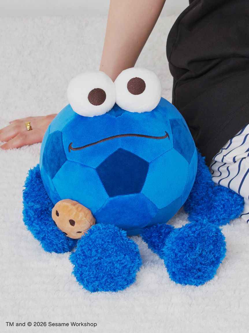 【訂貨】Sesame Street Market 世界盃 足球主題系列 - 足球造型公仔 Elmo Cookie Monster