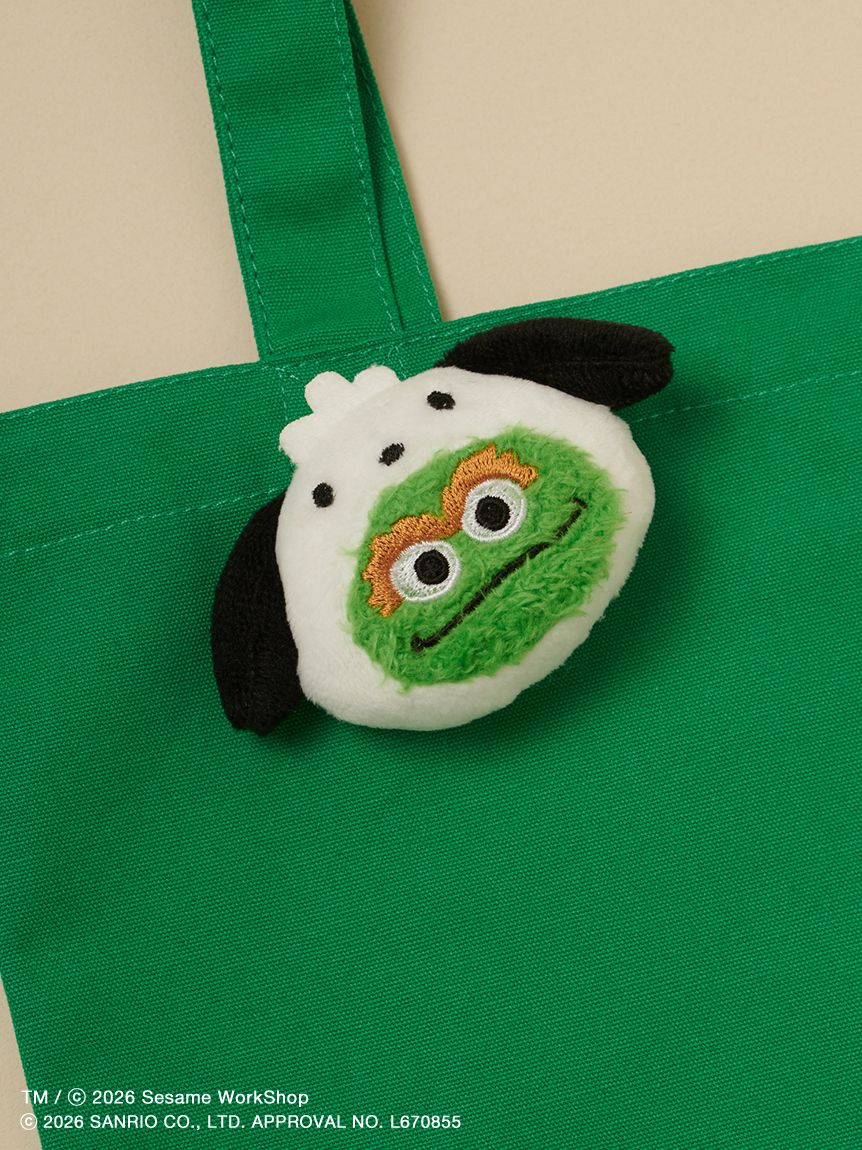【預訂｜7月底】Sesame Street Market x Sanrio - 公仔頭 襟章 Elmo Cookie Monster Oscar Big Bird