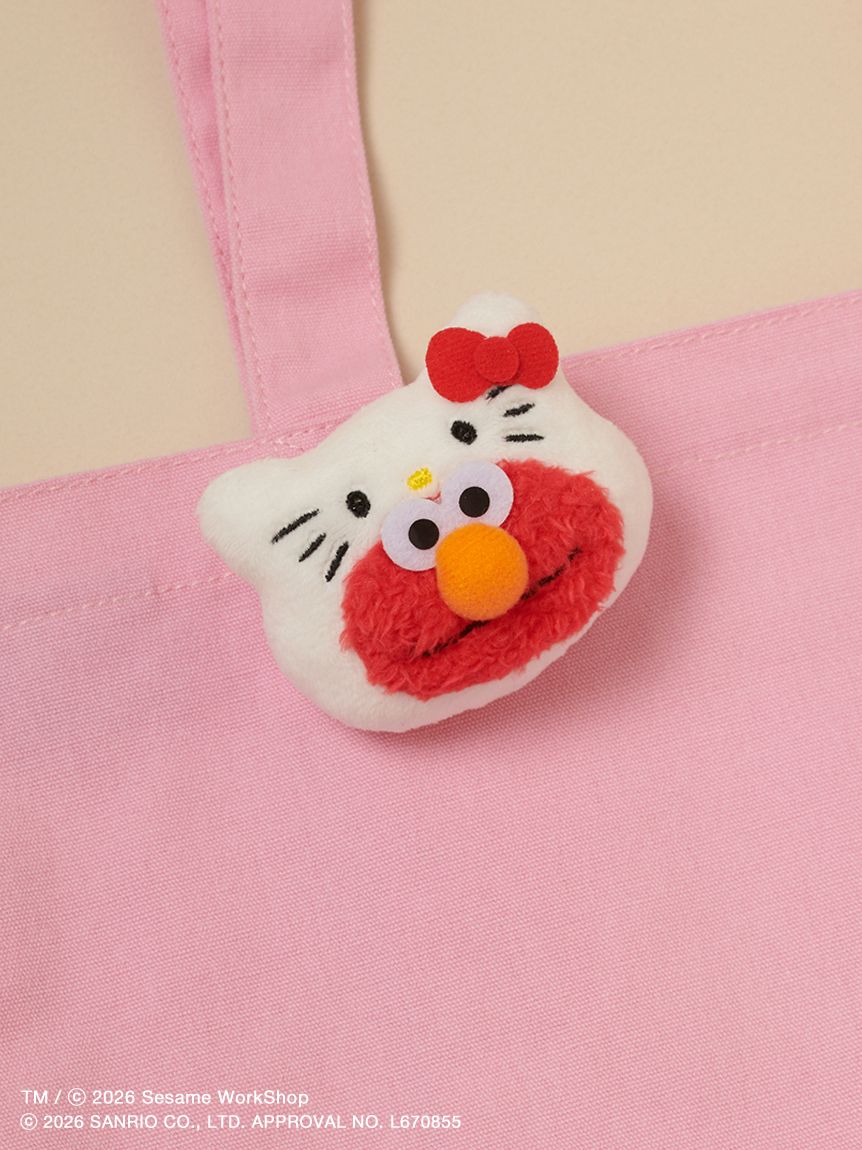 【預訂｜7月底】Sesame Street Market x Sanrio - 公仔頭 襟章 Elmo Cookie Monster Oscar Big Bird