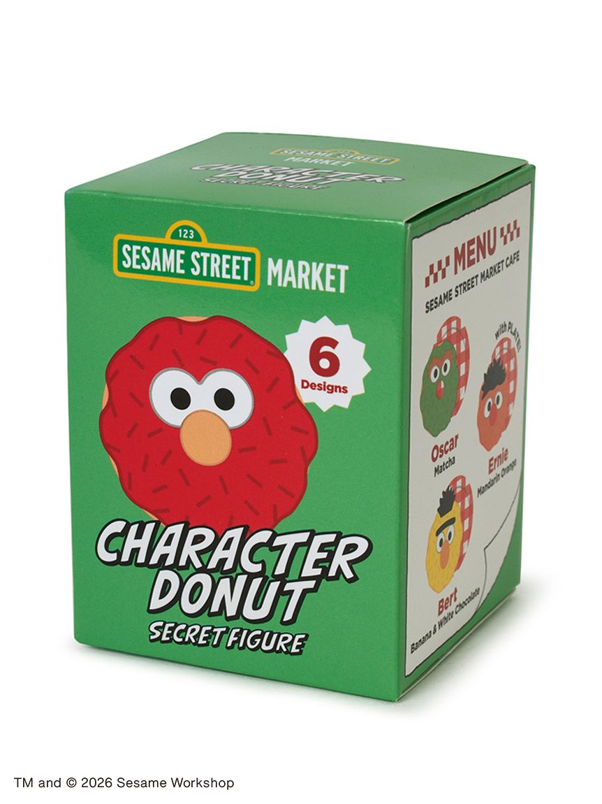 【訂貨】Sesame Street Market Figures 冬甩 甜甜圈 小擺設（盲盒）