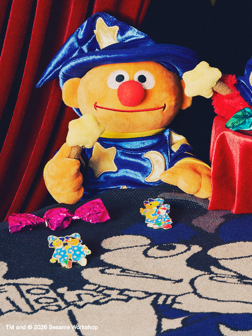 【訂貨】Sesame Street Market HALLOWEEN NO TRICKS, JUST TREATS 魔法師系列 - 公仔