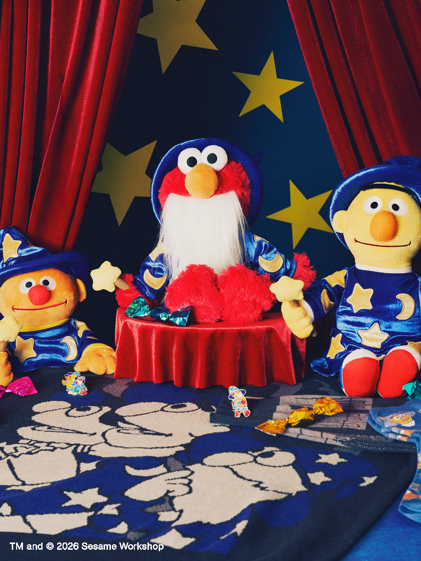 【訂貨】Sesame Street Market HALLOWEEN NO TRICKS, JUST TREATS 魔法師系列 - 公仔