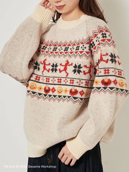 【訂貨】Sesame Street Market 北歐毛衣（成人）
