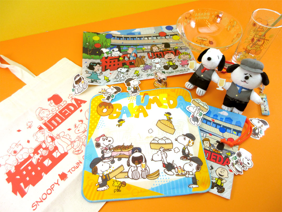 【訂貨】Snoopy Town 大阪梅田店限定「當地美食」系列 - 迷你毛巾