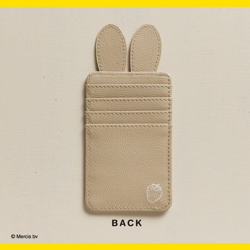 Miffy 耳朵卡片套 (杏灰)