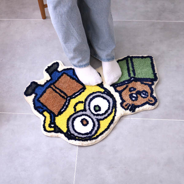 【訂貨】Minions 迷你兵團 小小兵 Bob & Tim 地毯