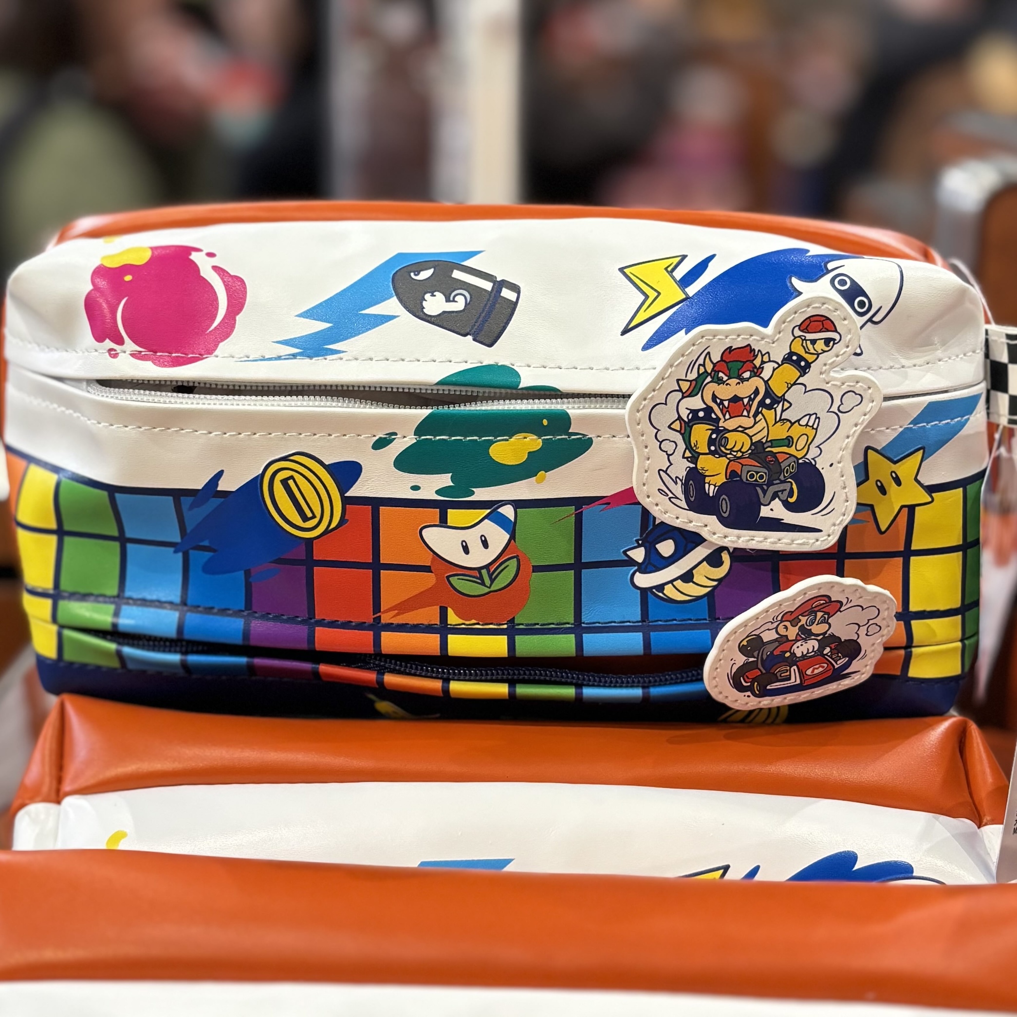 【訂貨】USJ 25th Discover U 週年紀念系列 - 任天堂 Mario & 庫巴 筆袋