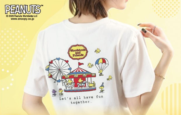 【預訂｜7月】Woodstock 糊塗塌客 遊樂場 嘉年華系列 - Tshirt