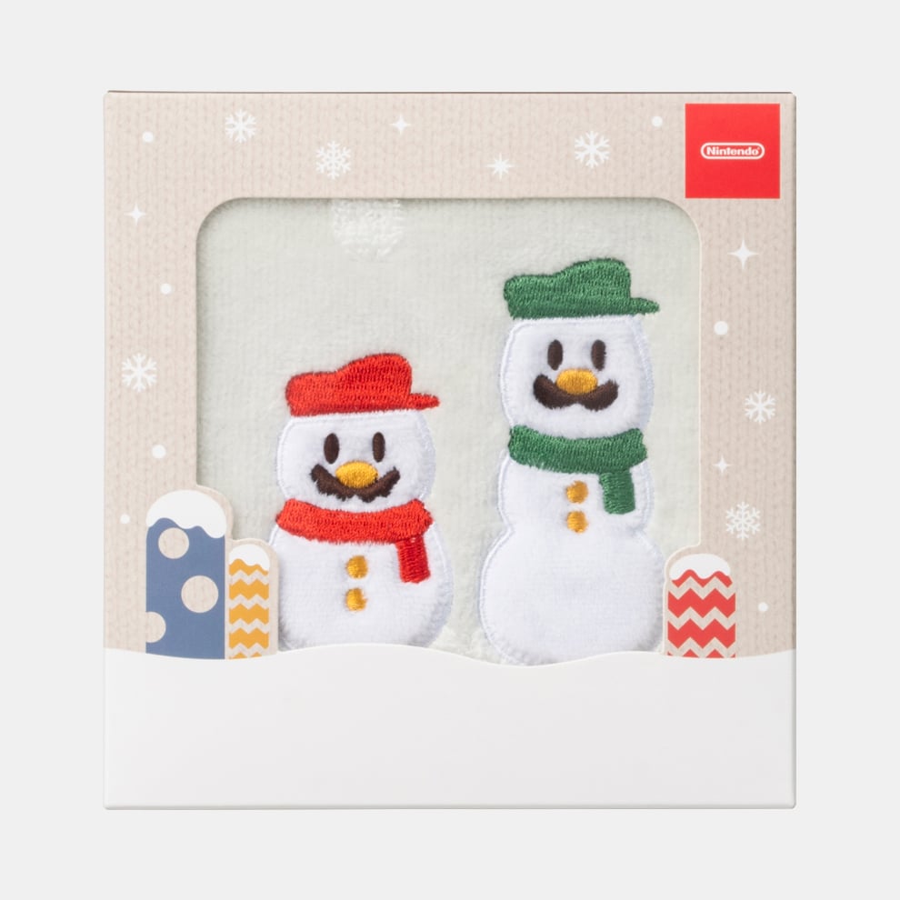 【訂貨】任天堂專門店 冬天系列 - 方毛巾