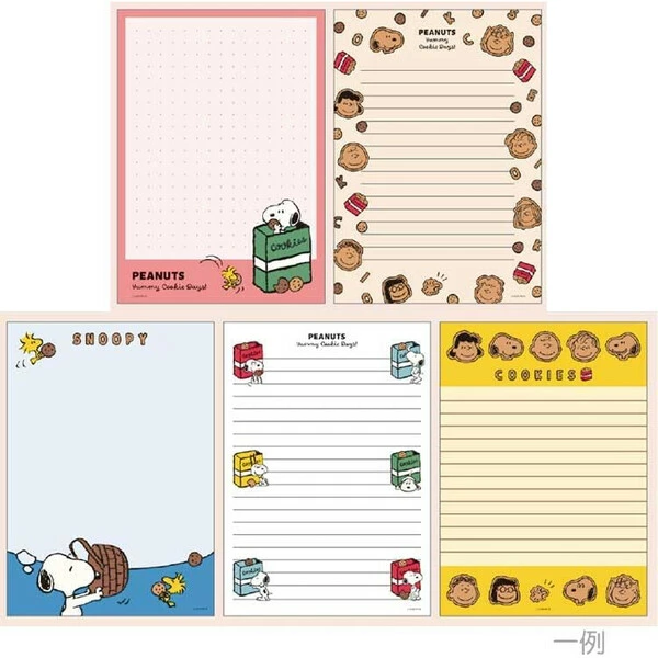 【訂貨】Peanuts Snoopy Yummy Cookie Days 48 Letter Pad 信紙