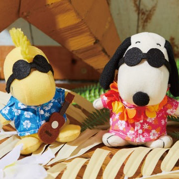 Peanuts Retrons - Snoopy & Woodstock 豆袋公仔套裝 (Aloha)
