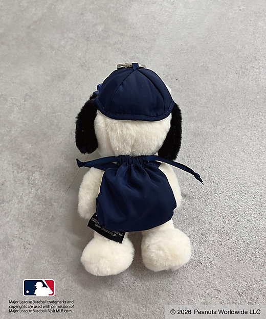 【Pre-order｜Aug】Snoopy in Ginza 2026 - MIIA MLB×PEANUTS Charm Pouch
