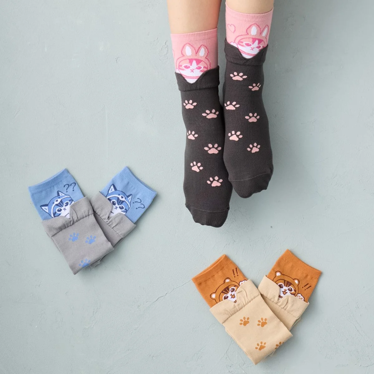 Mofusand Layered Socks