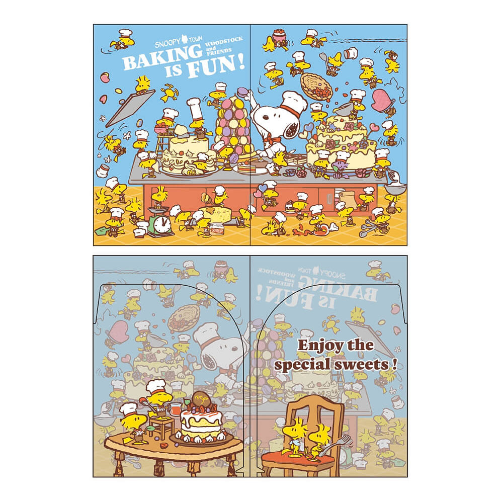 【預訂｜6月底】Snoopy Town Woodstock Fair 糊塗塌客 BAKING IS FUN - A5 File 文件夾 資料夾