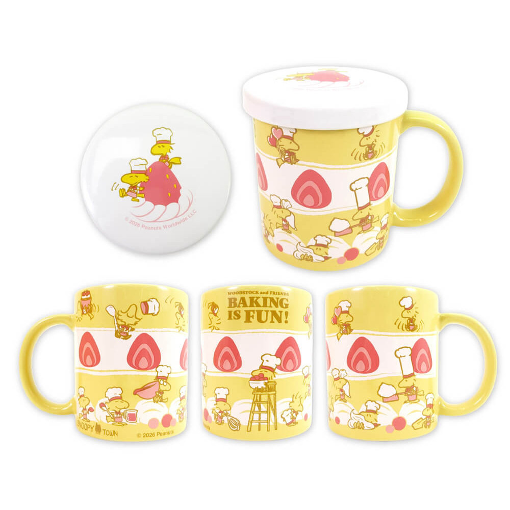 【預訂｜6月底】Snoopy Town Woodstock Fair 糊塗塌客 BAKING IS FUN - 馬克杯連杯蓋
