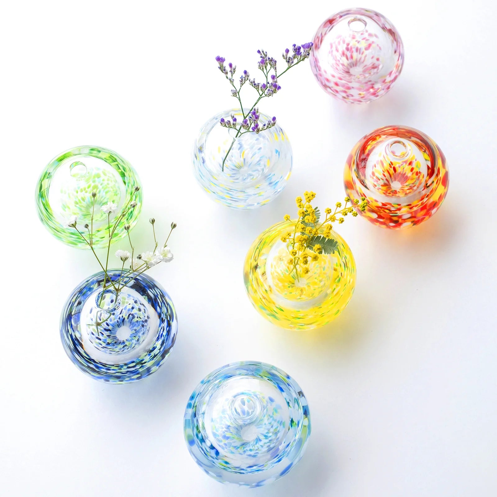 【訂貨】日本津輕玻璃 手作玻璃花瓶 一輪插