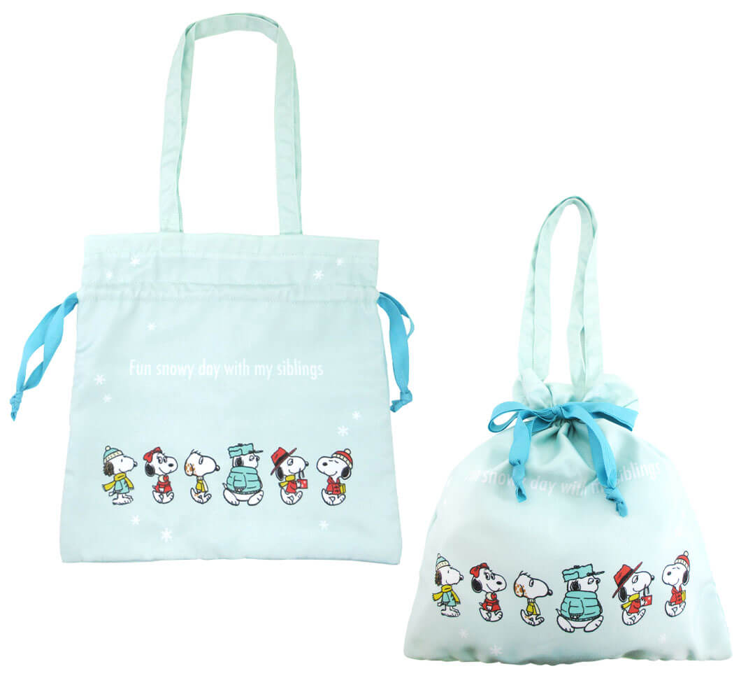 【訂貨】Snoopy Town Brother Fair 2026「snowy day」- 索袋 / 收納袋