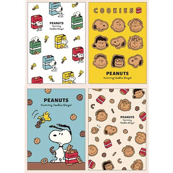 【訂貨】Peanuts Snoopy Yummy Cookie Days Memopad 連貼紙