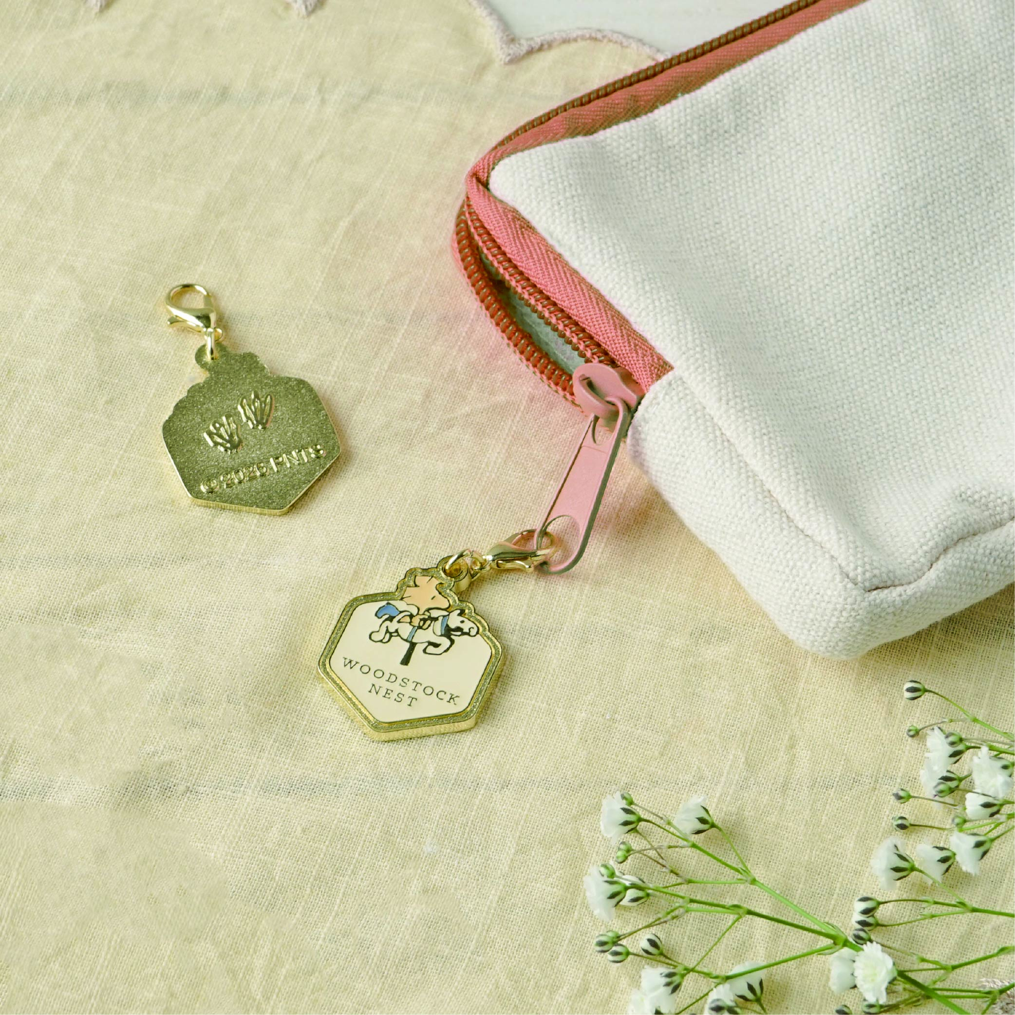 【預訂】Woodstock Nest 小吊飾 拉鍊吊扣