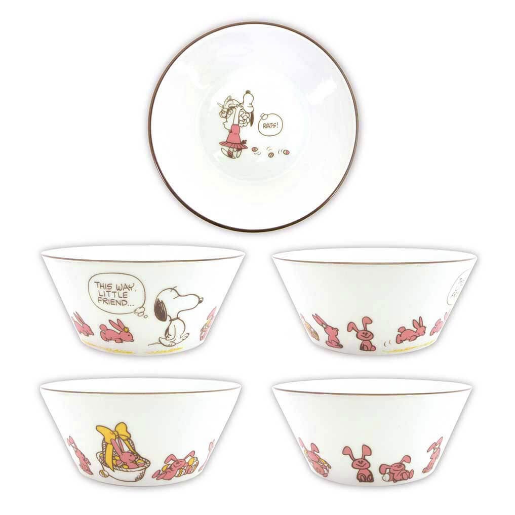 【預訂】Snoopy Town Easter 2026「LET’S PARTY WITH Bunnies!」復活節系列 - 陶瓷碗