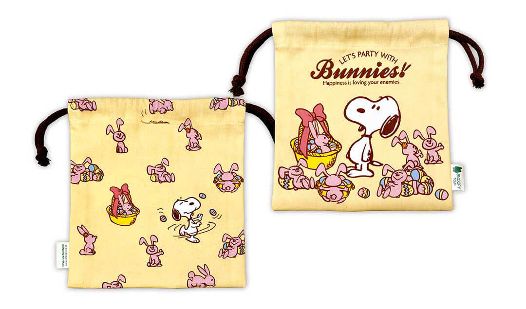 【訂貨】Snoopy Town Easter 2026「LET’S PARTY WITH Bunnies!」復活節系列 - 索袋 / 環保袋