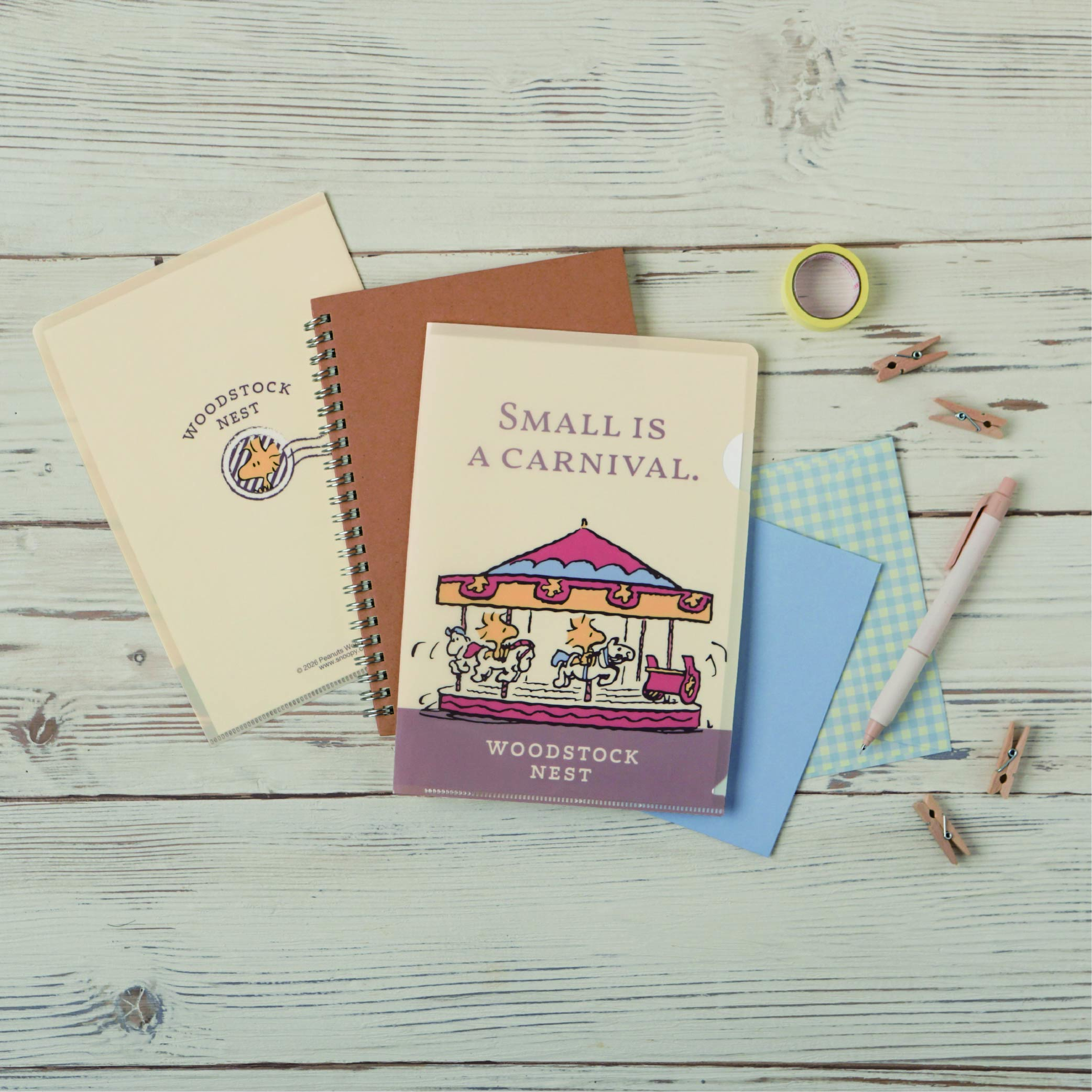 【預訂】Woodstock Nest A5 Clear File