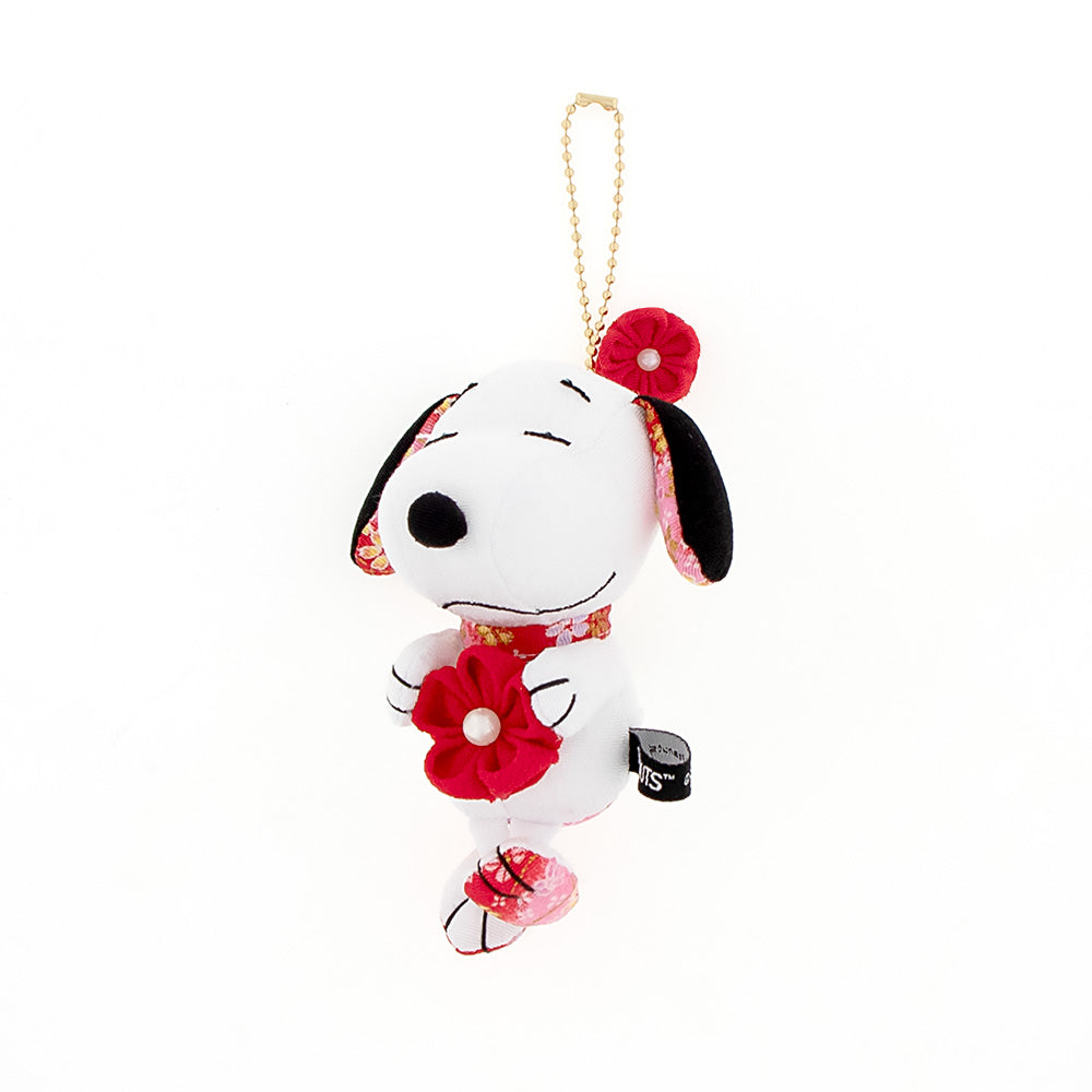 Snoopy Chaya Limited Japanese-style plush chain (Snoopy)
