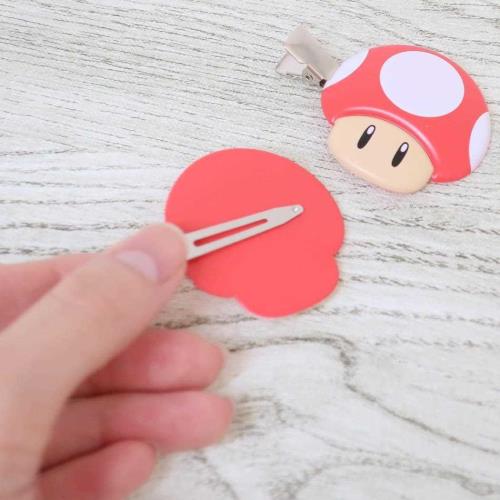 【訂貨】Mario 髮夾 - 蘑菇  / 栗寶寶  / 問號方塊 / 幽靈鬼鬼