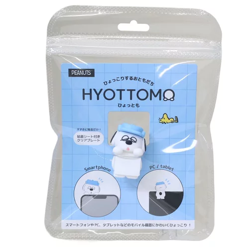 【訂貨】Peanuts Snoopy & Olaf HYOTTOMO 手機 電腦 黏貼式小公仔裝飾