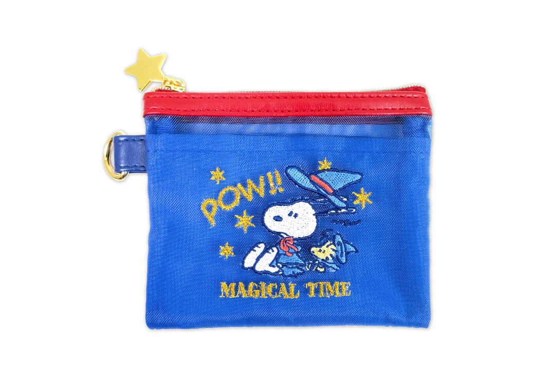 Snoopy Town Halloween Series MAGICAL HALLOWEEN - Embroidered Mesh Pouch