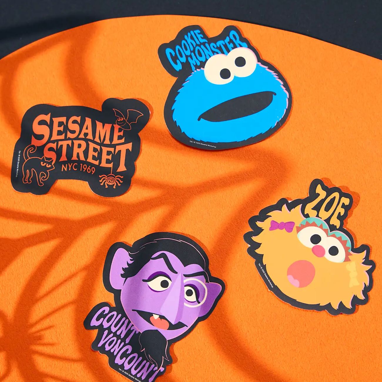 【訂貨】Sesame Street Market BOO! FRIENDS - 貼紙套裝 B