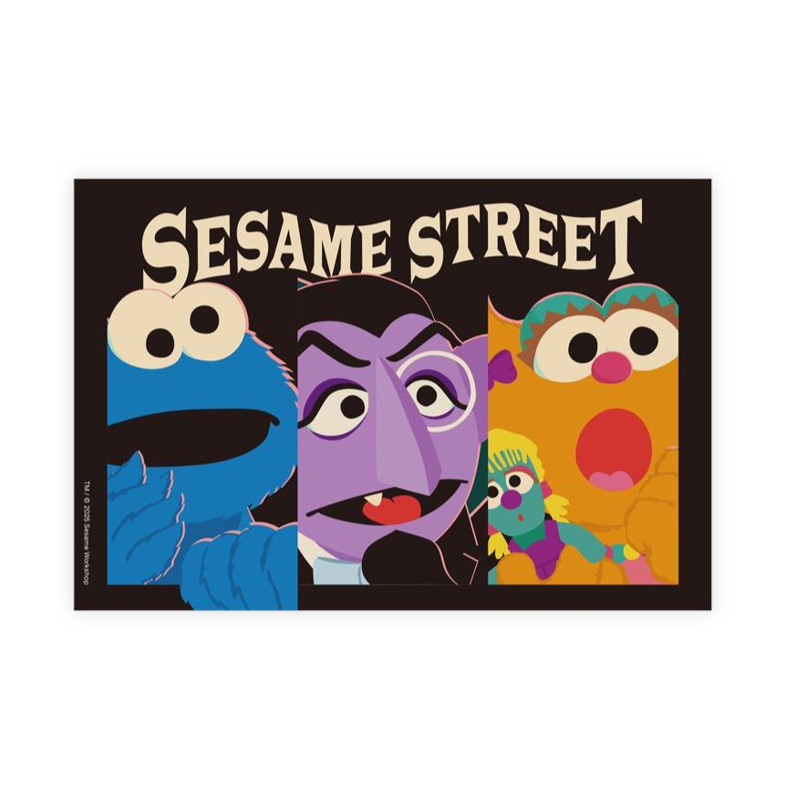 【訂貨】Sesame Street Market BOO! FRIENDS - 明信片