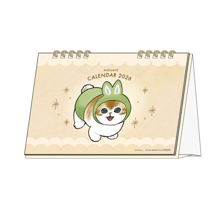 【訂貨】Mofusand 2026 坐檯月曆