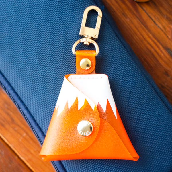 【訂貨】BEAMS JAPAN MISTY LAYER 富士山造型 散銀包 零錢包 - 橙富士