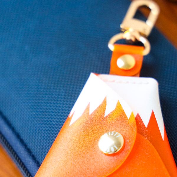 【訂貨】BEAMS JAPAN MISTY LAYER 富士山造型 散銀包 零錢包 - 橙富士