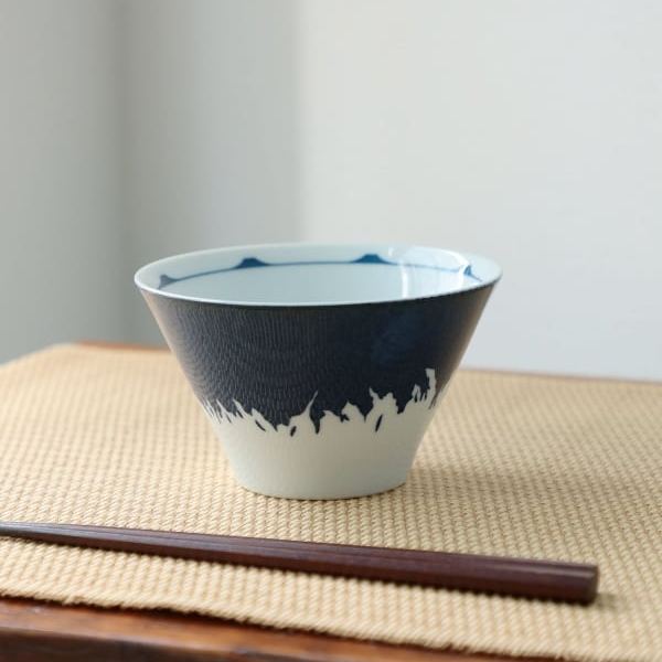 【訂貨】BEAMS JAPAN 日本製 富士山 陶瓷丼鉢 蓋飯碗（小）