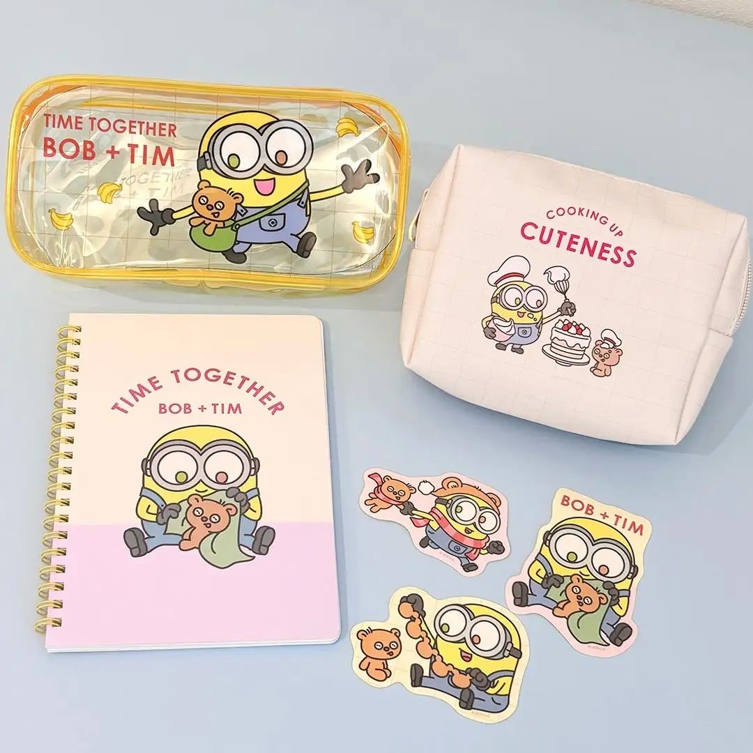 【訂貨】MINIONS Bob+Tim 筆記簿 記事簿